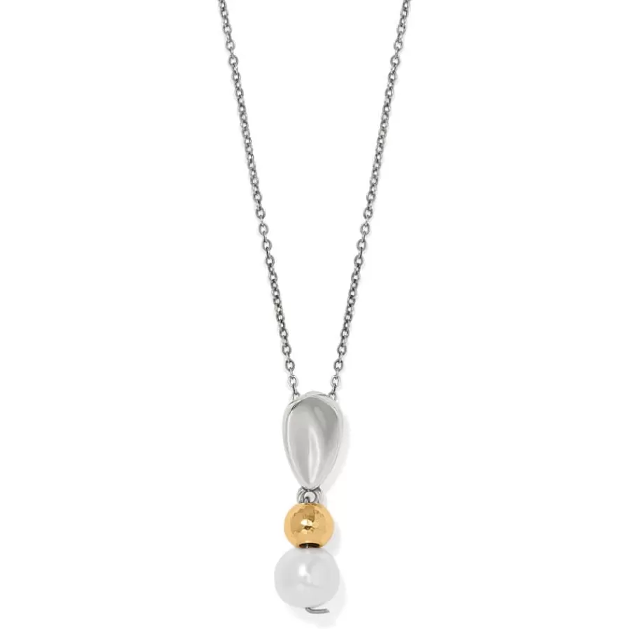 Necklaces>Brighton Cascade Unity Pearl Necklace Silver-Gold