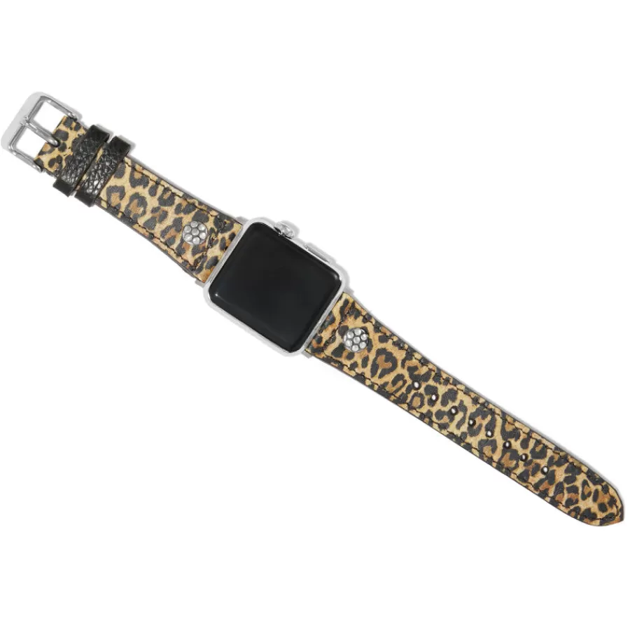 Smart Bands | Watches>Brighton Catwalk Leather Watch Band Leopard