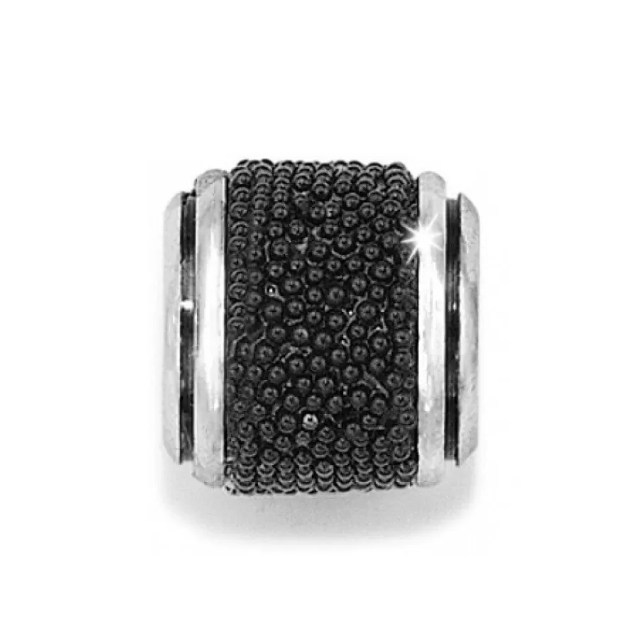 Beads & Spacers>Brighton Caviar Bead Silver-Black