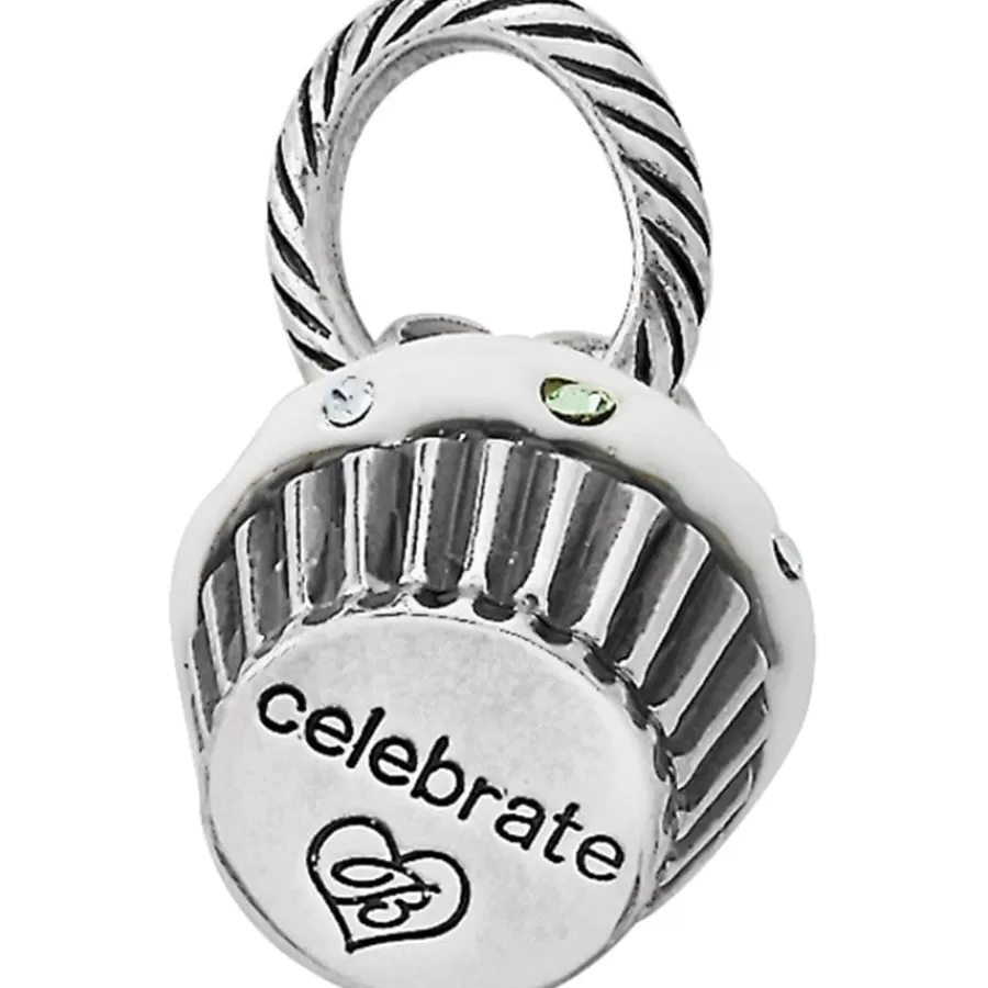 Charms>Brighton Celebrate Cupcake Charm White-Multi