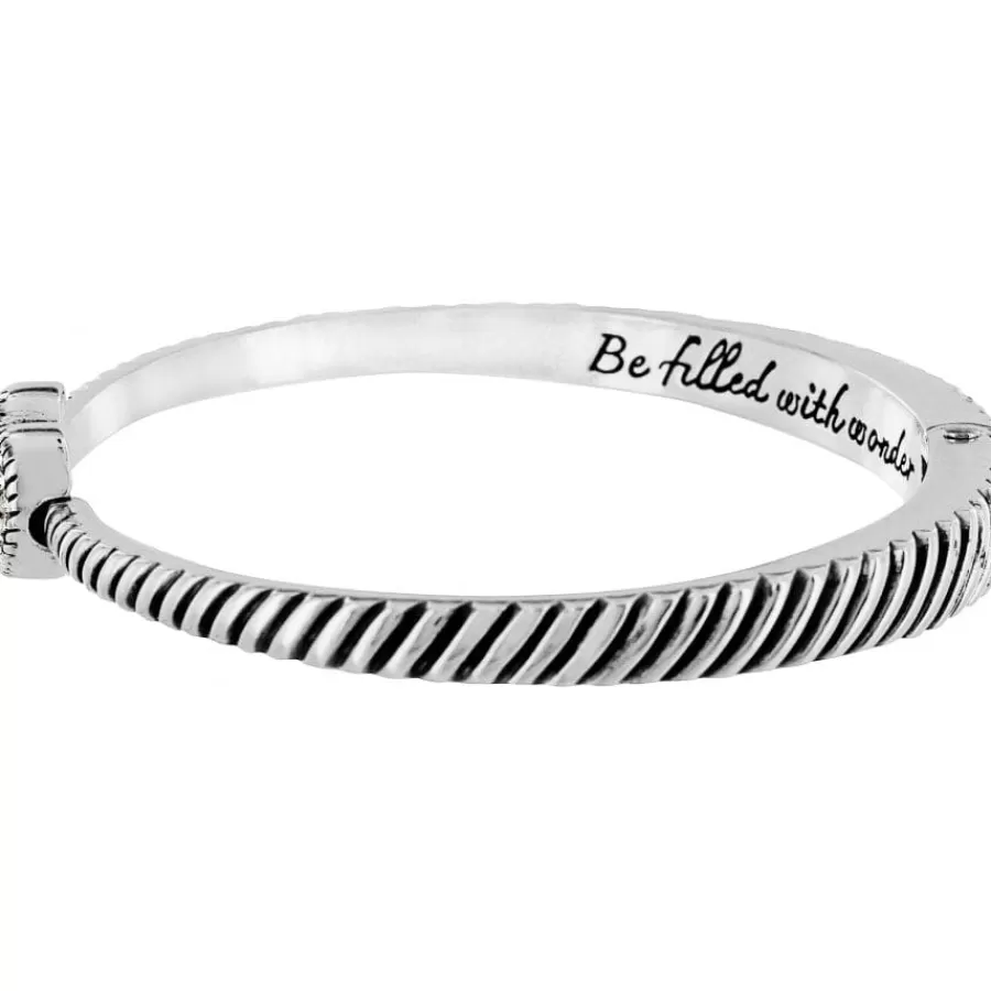 Bracelets | Smart Bands>Brighton Celestia Heart Hinged Bangle Silver