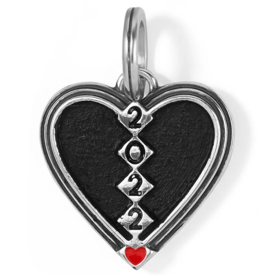 Charms>Brighton 2022 Charm Silver-Black