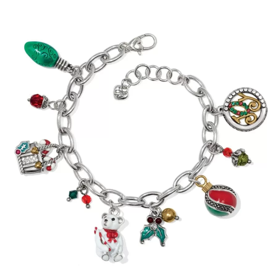 Bracelets>Brighton Christmas Is Coming Charm Bracelet Silver-Multi