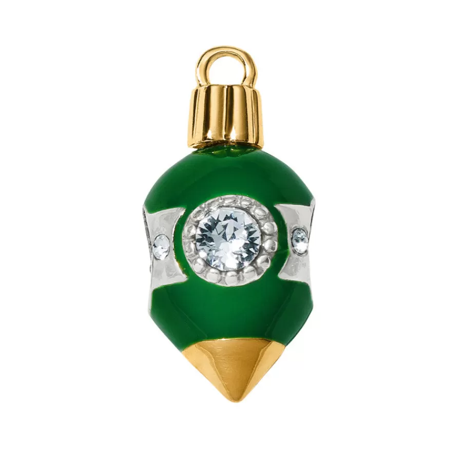 Beads & Spacers>Brighton Christmas Ornament Bead Gold-Green