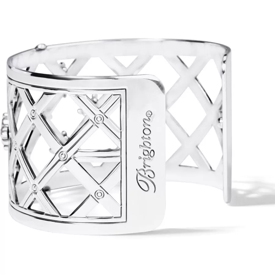 Bracelets>Brighton Christo Amsterdam Wide Cuff Bracelet Silver