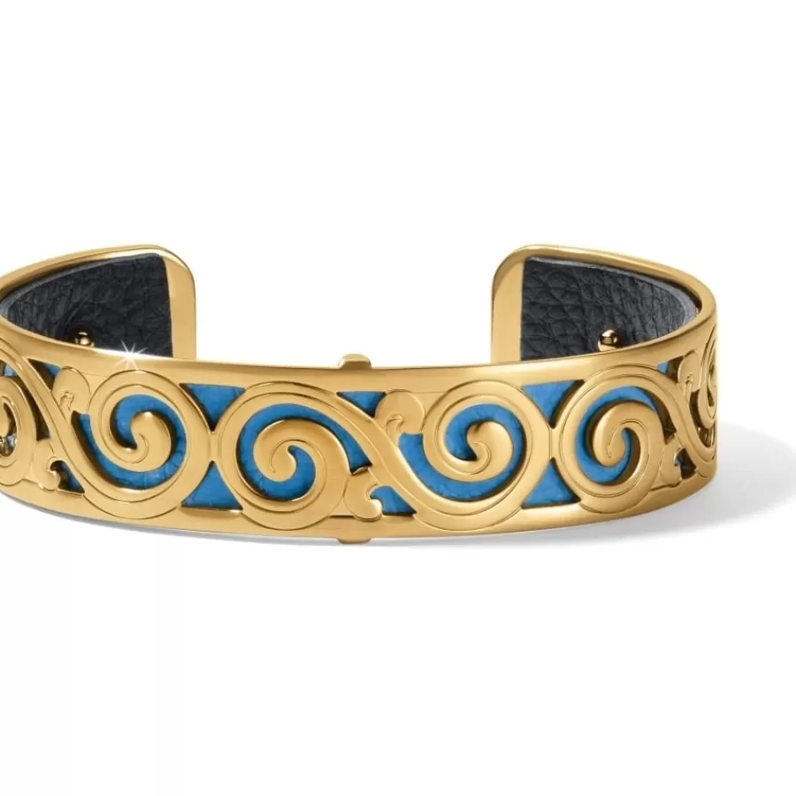 Bracelets>Brighton Christo Barcelona Slim Cuff Bracelet Set Gold-BaliBlue