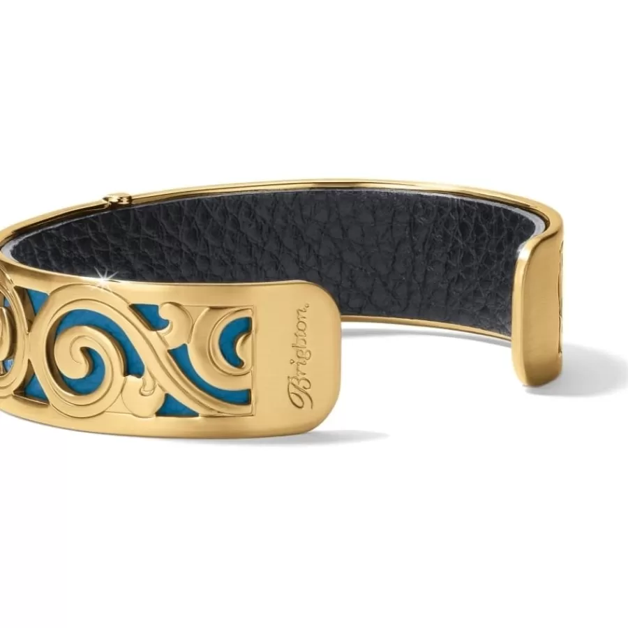 Bracelets>Brighton Christo Barcelona Slim Cuff Bracelet Set Gold-BaliBlue