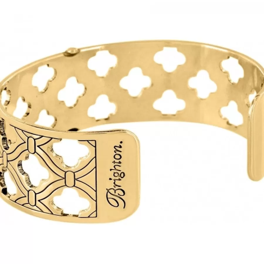 Bracelets>Brighton Christo London Narrow Cuff Bracelet Gold