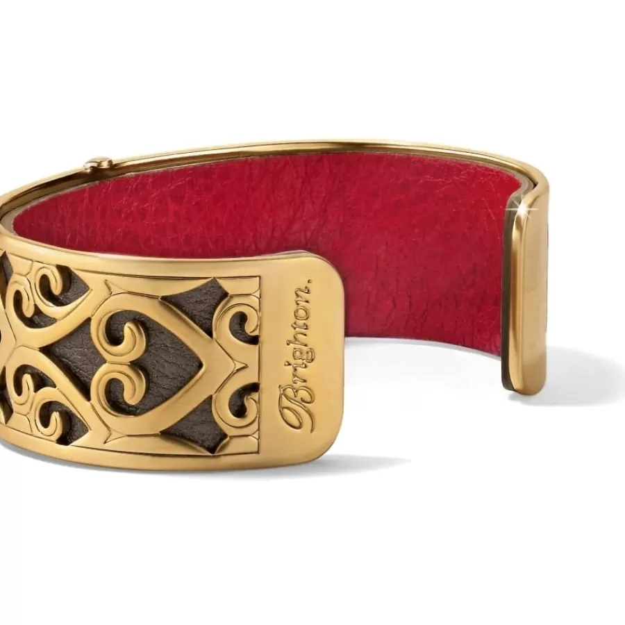 Bracelets>Brighton Christo Madrid Narrow Cuff Bracelet Set Gold-Pewter