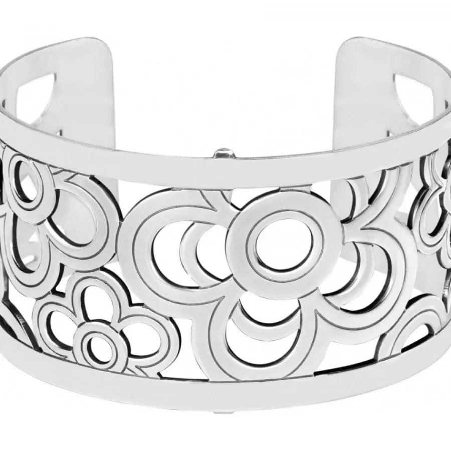 Bracelets>Brighton Christo Newberry Wide Cuff Bracelet Silver