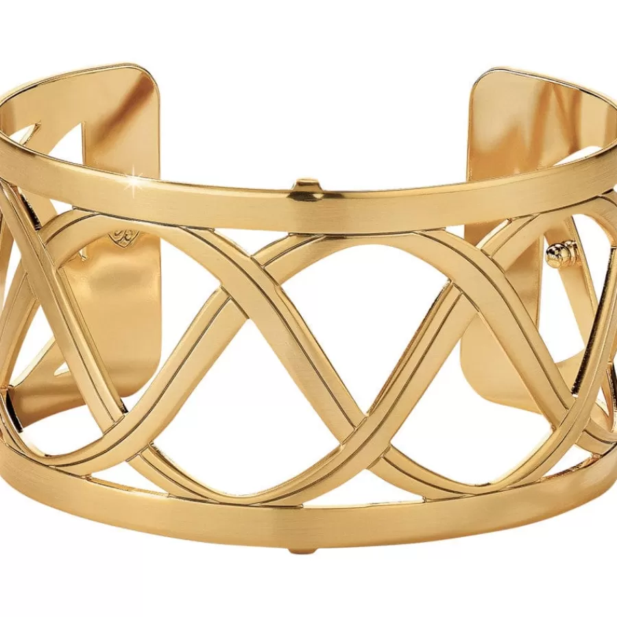 Bracelets>Brighton Christo Sydney Wide Cuff Bracelet