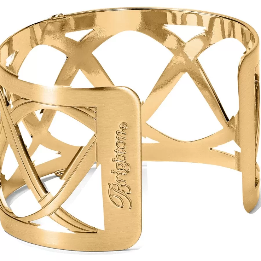 Bracelets>Brighton Christo Sydney Wide Cuff Bracelet