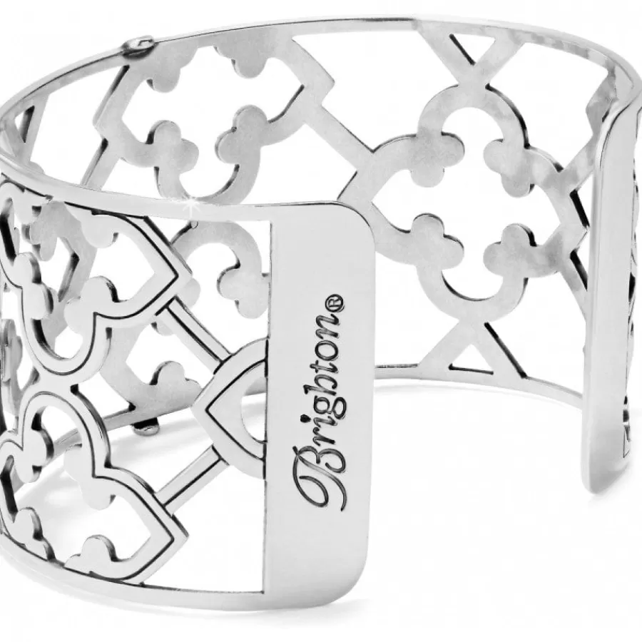 Bracelets>Brighton Christo Toledo Wide Cuff Bracelet Silver