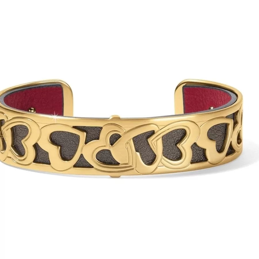 Bracelets>Brighton Christo Venice Slim Cuff Bracelet Set Gold-Pewter