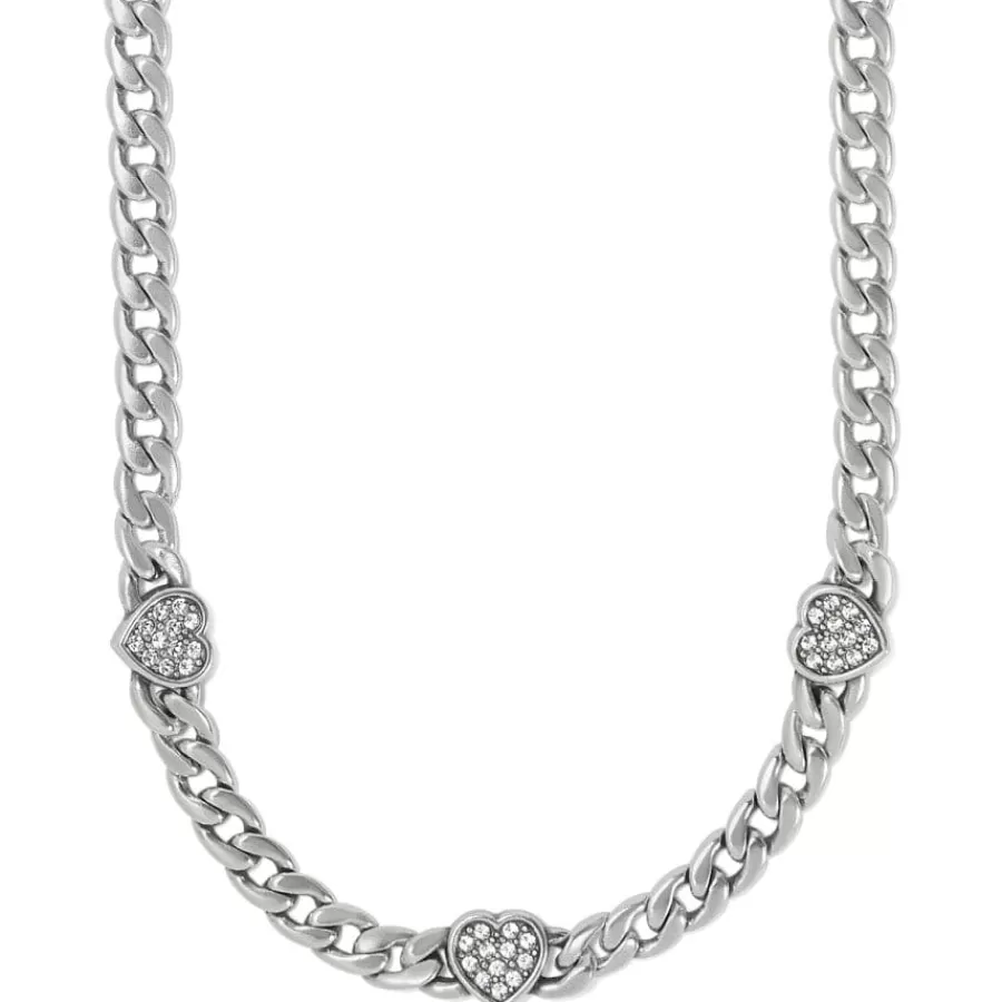 Necklaces>Brighton Cleo Heart Reversible Necklace Silver