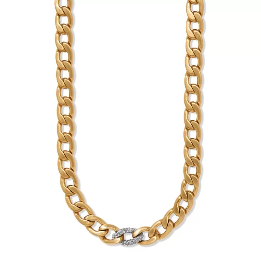 Necklaces>Brighton Cleo Pave Link Necklace