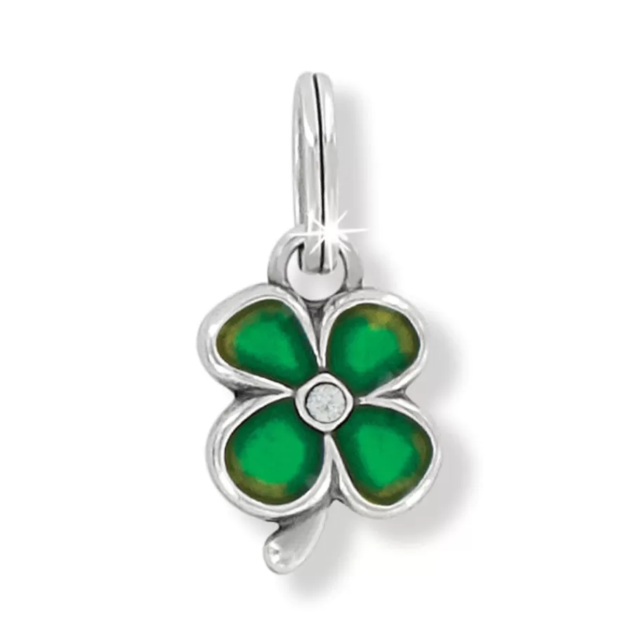 Charms>Brighton Clover Charm Green