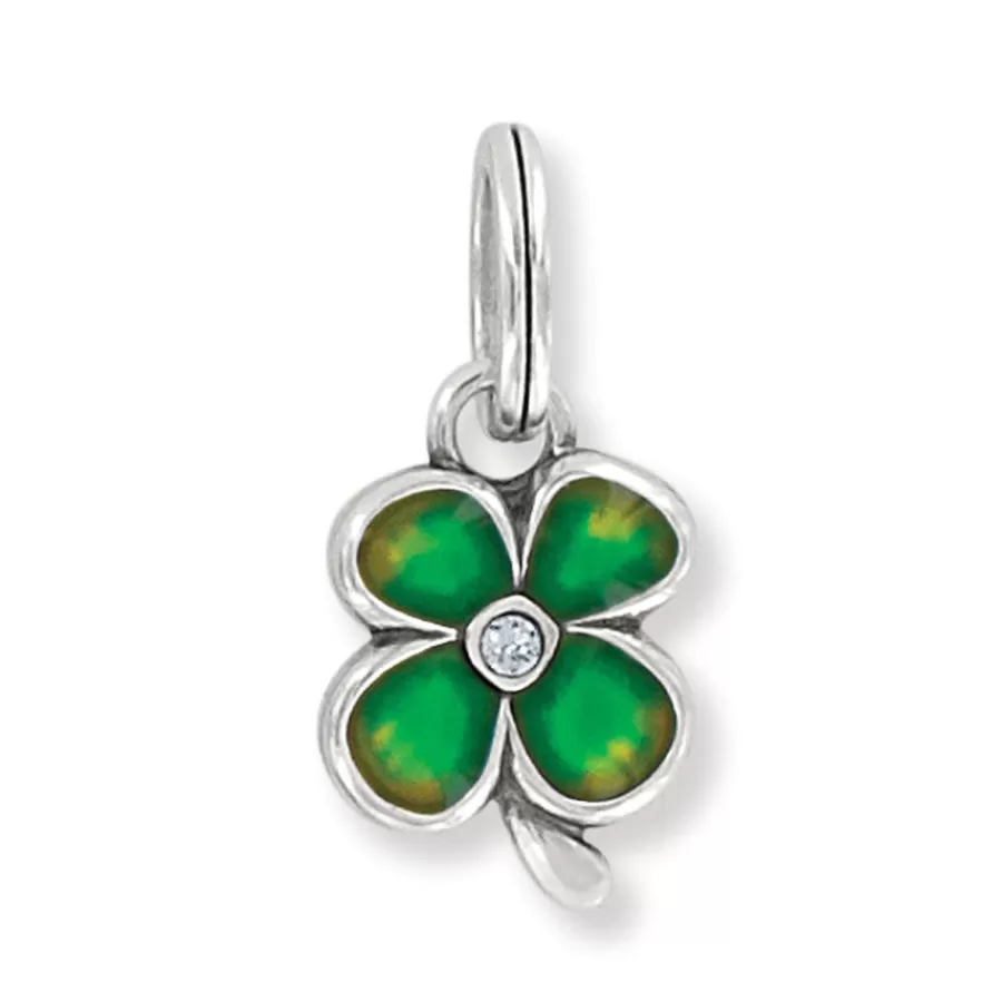 Charms>Brighton Clover Charm Green