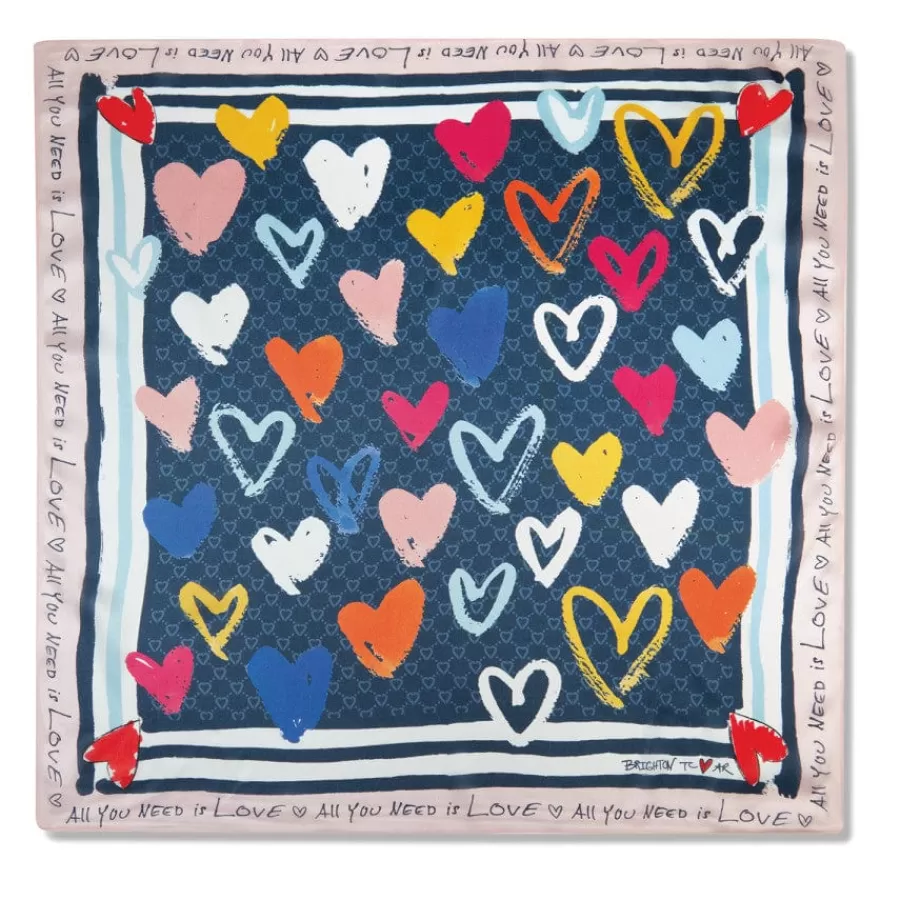 Handbag Accessories>Brighton Color Of Love Scarf Multi