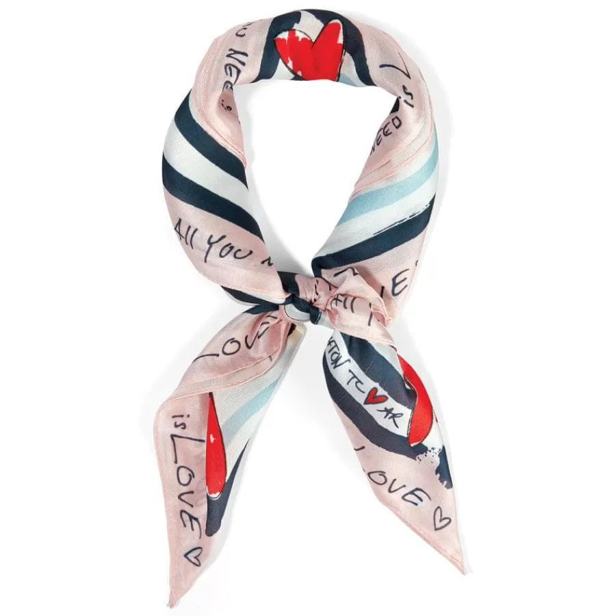 Handbag Accessories>Brighton Color Of Love Scarf Multi