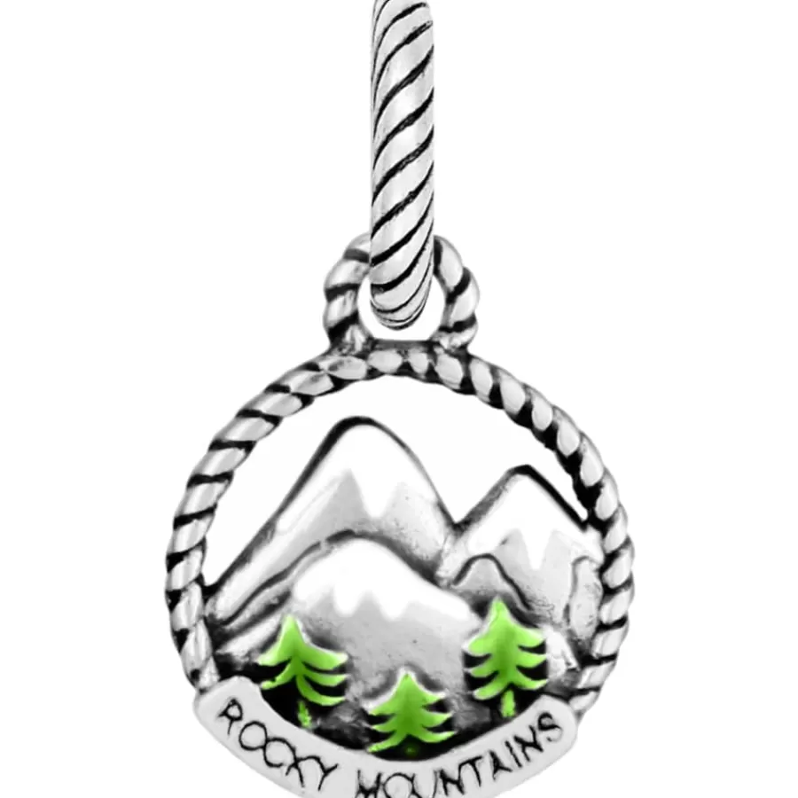 Charms>Brighton Colorado Charm Silver-Green