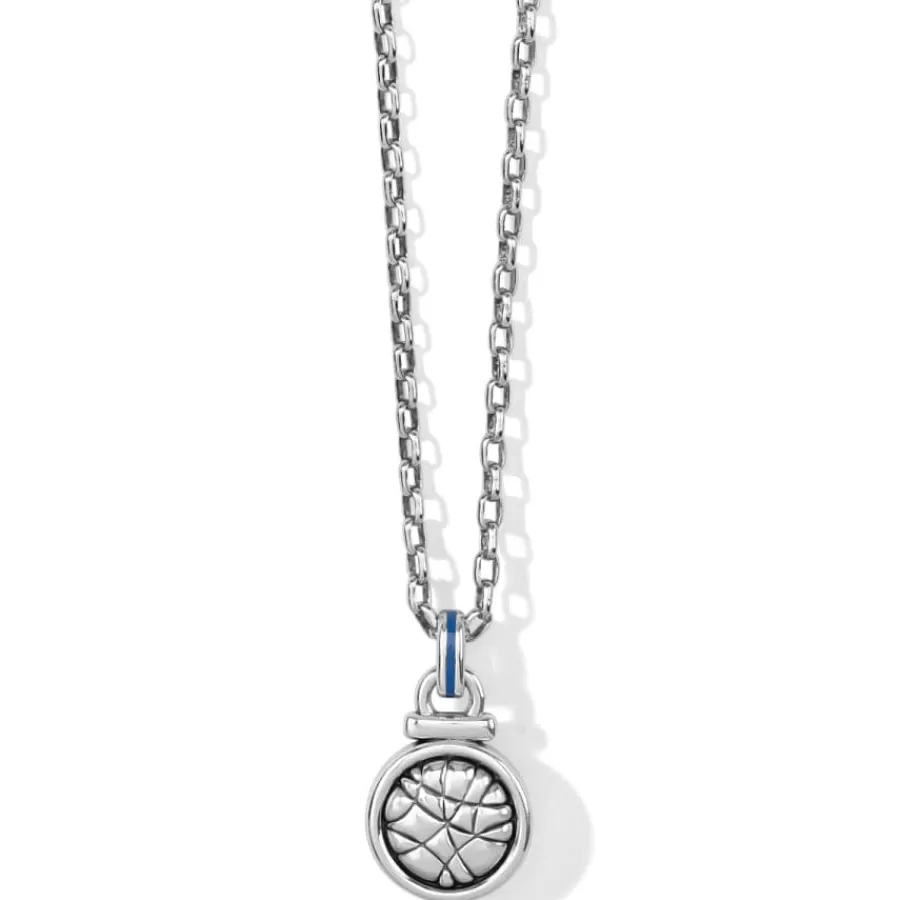 Necklaces>Brighton Colormix Domed Necklace Silver-Multi