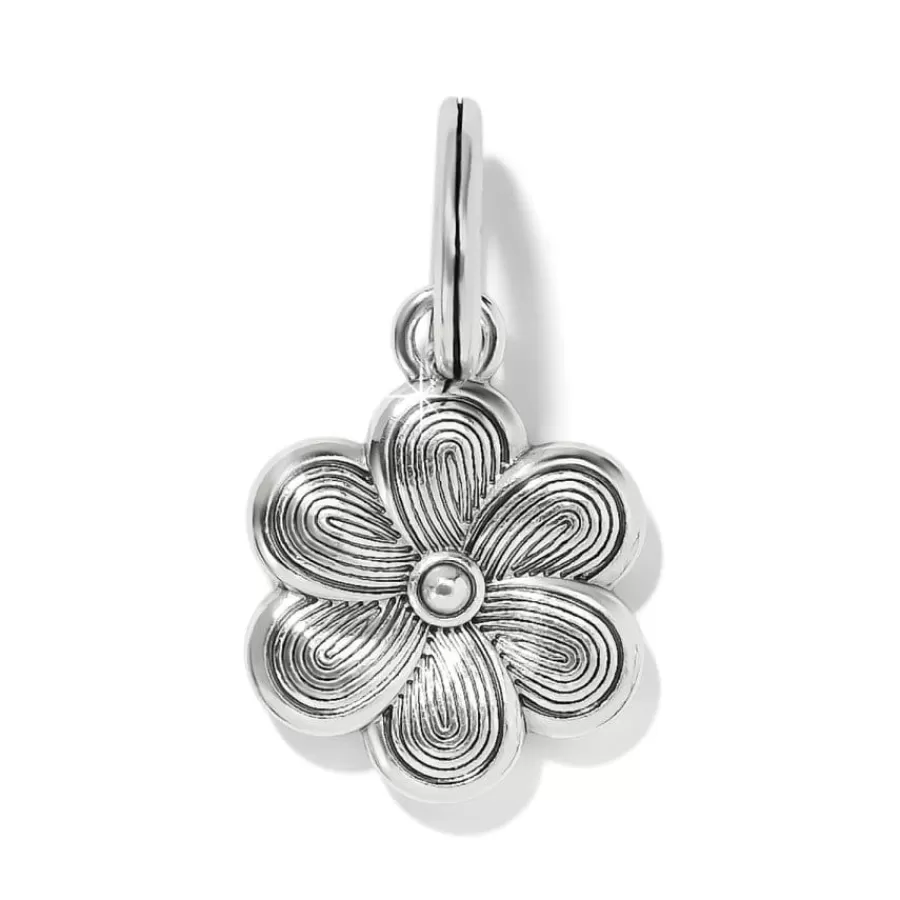 Charms>Brighton Colormix Flower Charm Silver-Multi