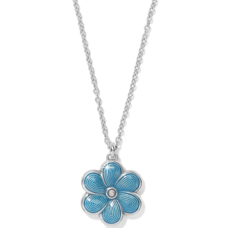 Necklaces>Brighton Colormix Flower Necklace Silver-Multi