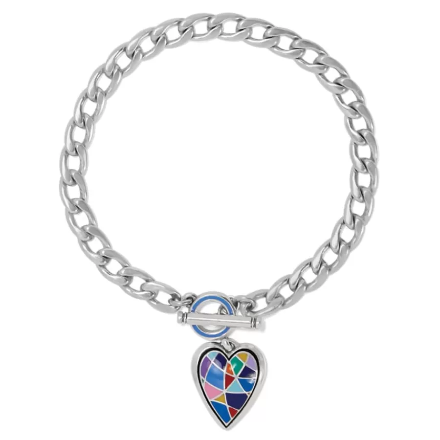 Bracelets>Brighton Colormix Heart Bracelet Silver-Multi