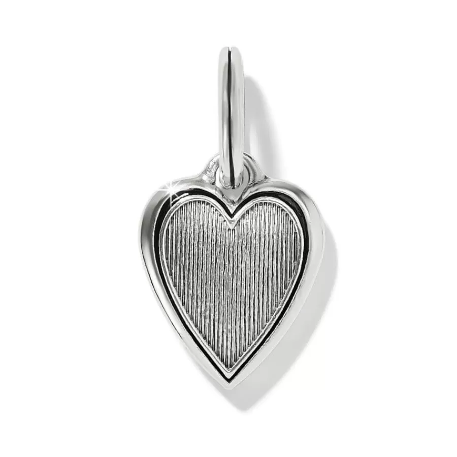 Charms>Brighton Colormix Heart Charm Silver-Multi