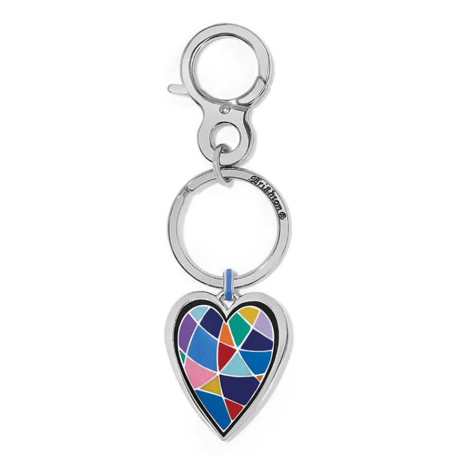 Key Fobs>Brighton Colormix Heart Handbag Fob Multi