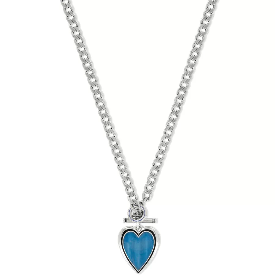 Necklaces>Brighton Colormix Heart Toggle Necklace Silver-Multi