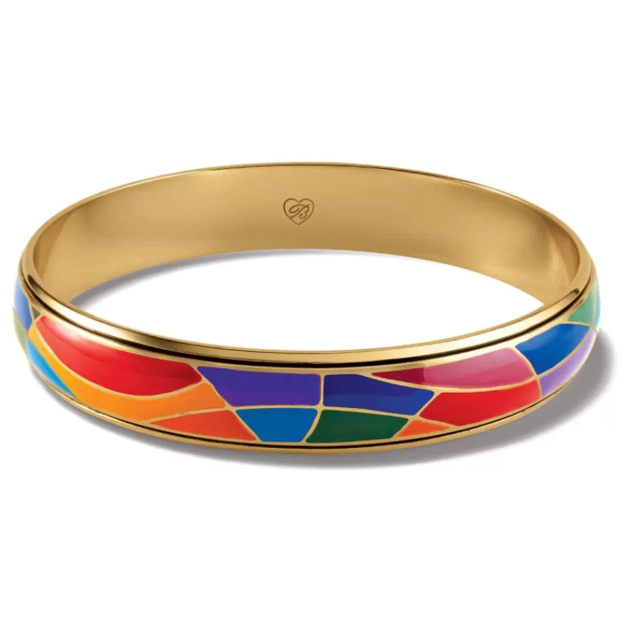 Bracelets>Brighton Colormix Jewel Bangle Gold-Multi