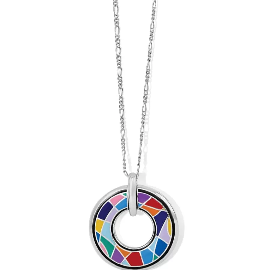 Necklaces>Brighton Colormix Reversible Necklace Silver-Multi