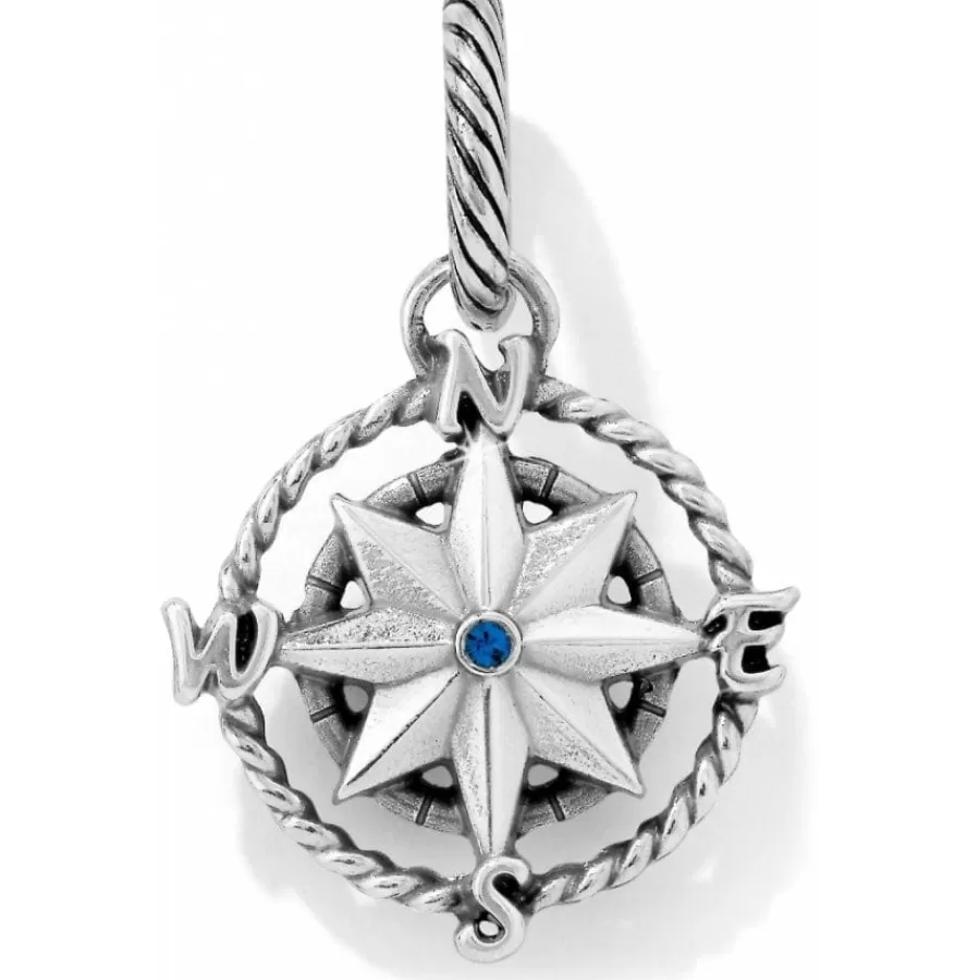 Charms>Brighton Compass Charm Silver