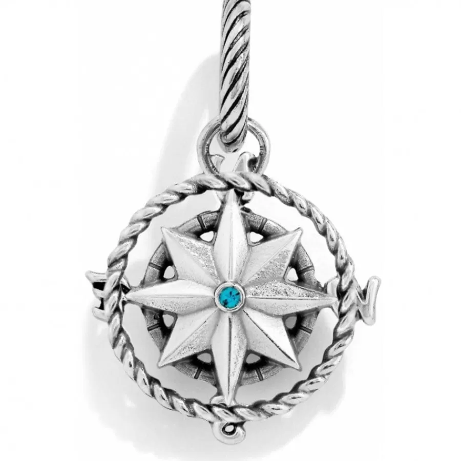 Charms>Brighton Compass Charm Silver