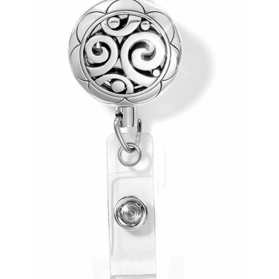 Necklaces | Badge & Id Clips>Brighton Contempo Clip-On Badge Clip Silver