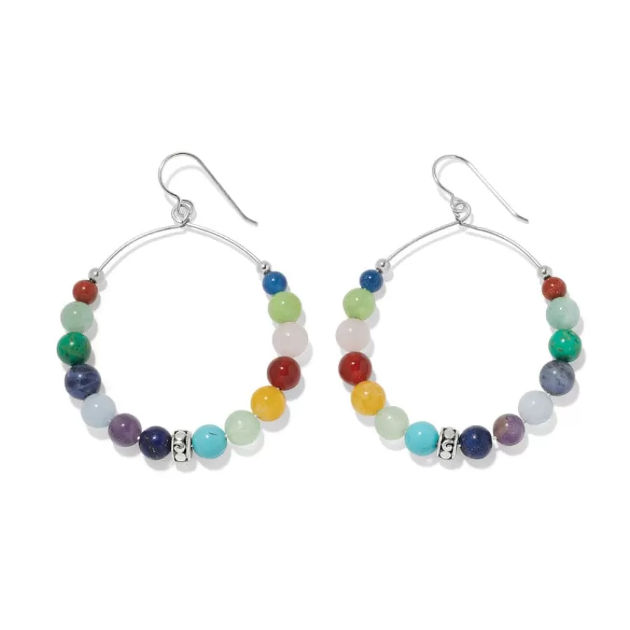 Earrings>Brighton Contempo Confetti French Wire Earrings Silver-Multi