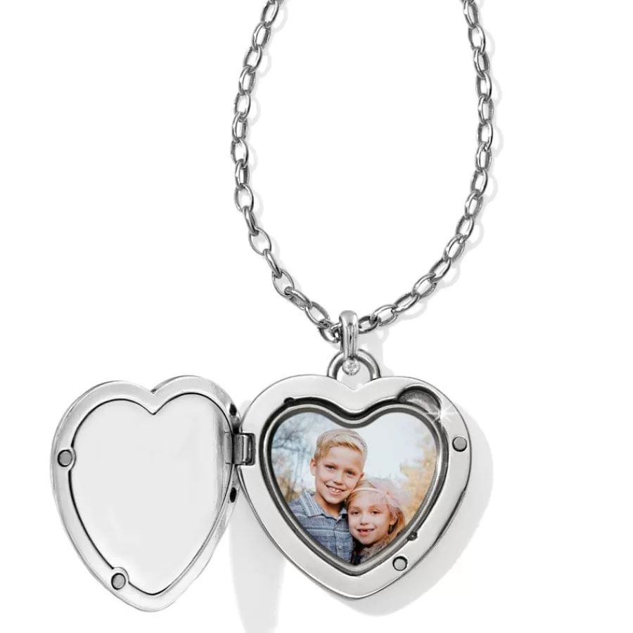 Necklaces | Photo Lockets>Brighton Contempo Convertible Locket Necklace Silver