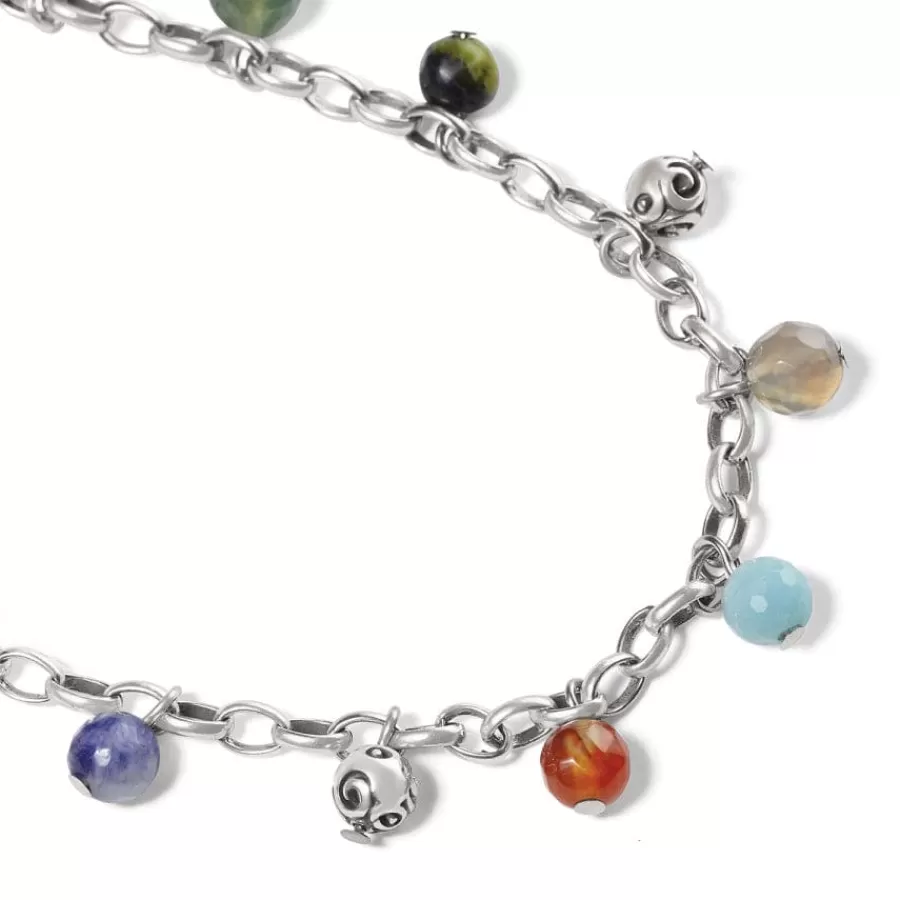 Necklaces>Brighton Contempo Desert Sky Droplet Necklace Silver-Multi