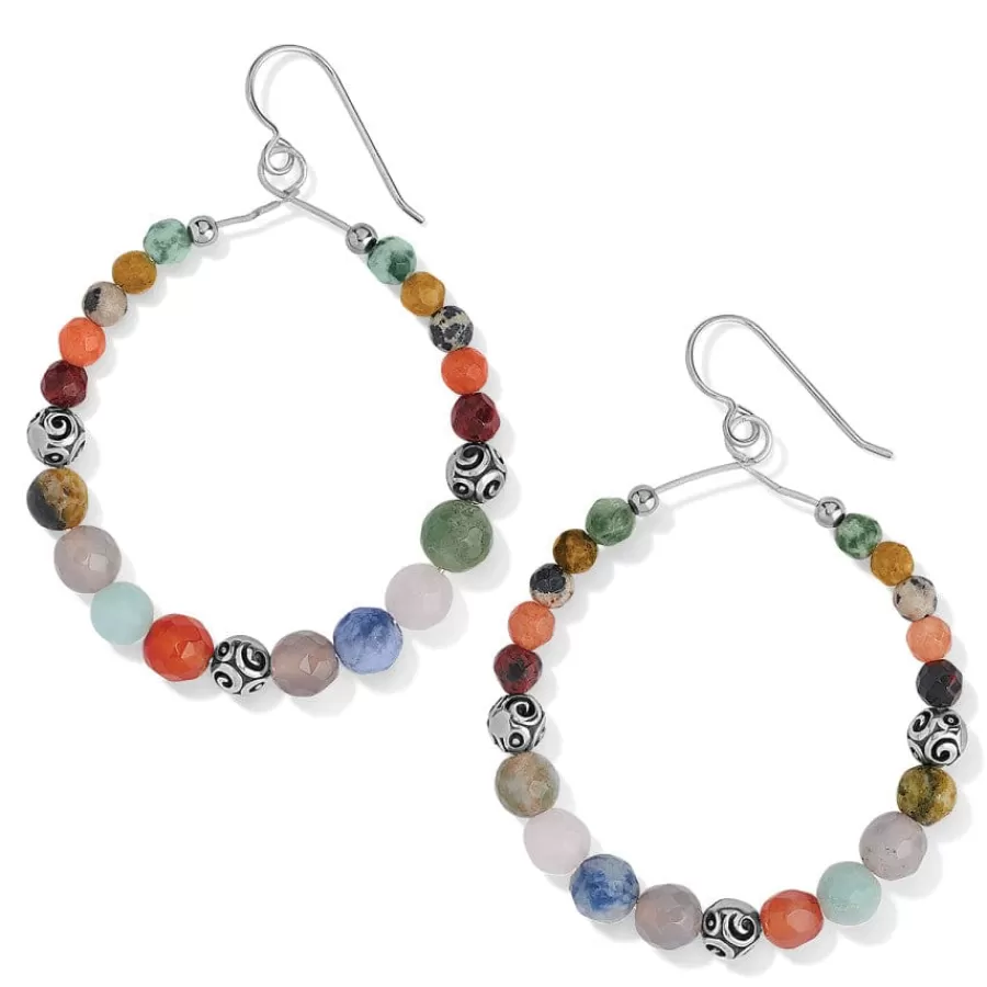 Earrings>Brighton Contempo Desert Sky French Wire Earrings Silver-Multi