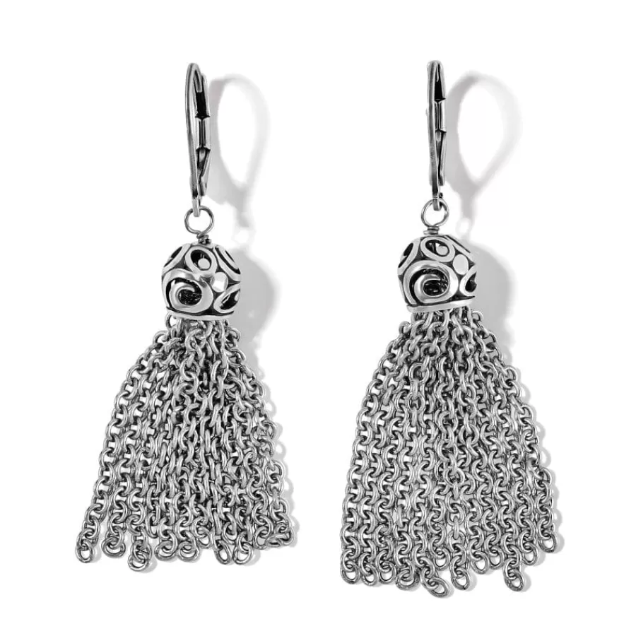 Earrings>Brighton Contempo Desert Sky Tassel Earrings Silver