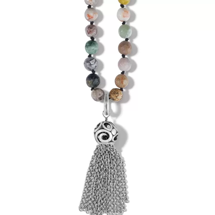 Necklaces>Brighton Contempo Desert Sky Tassel Necklace Silver-Multi