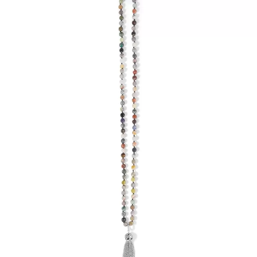 Necklaces>Brighton Contempo Desert Sky Tassel Necklace Silver-Multi