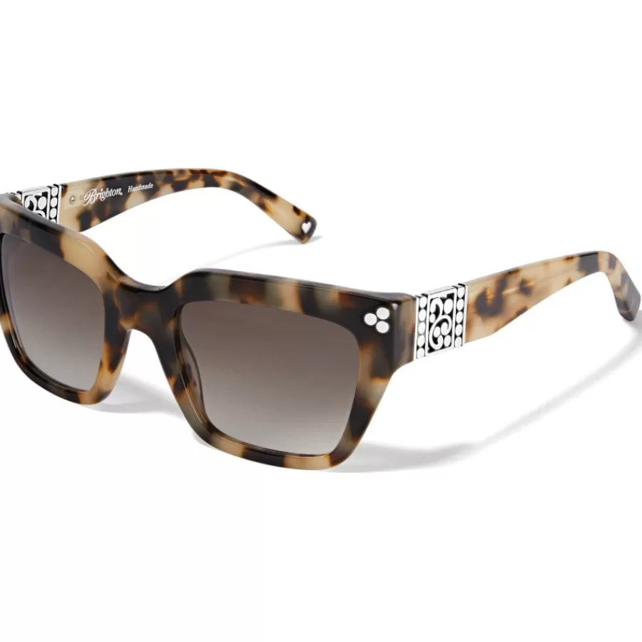 Sunglasses & More>Brighton Contempo Dot Sunglasses Silver-Tortoise