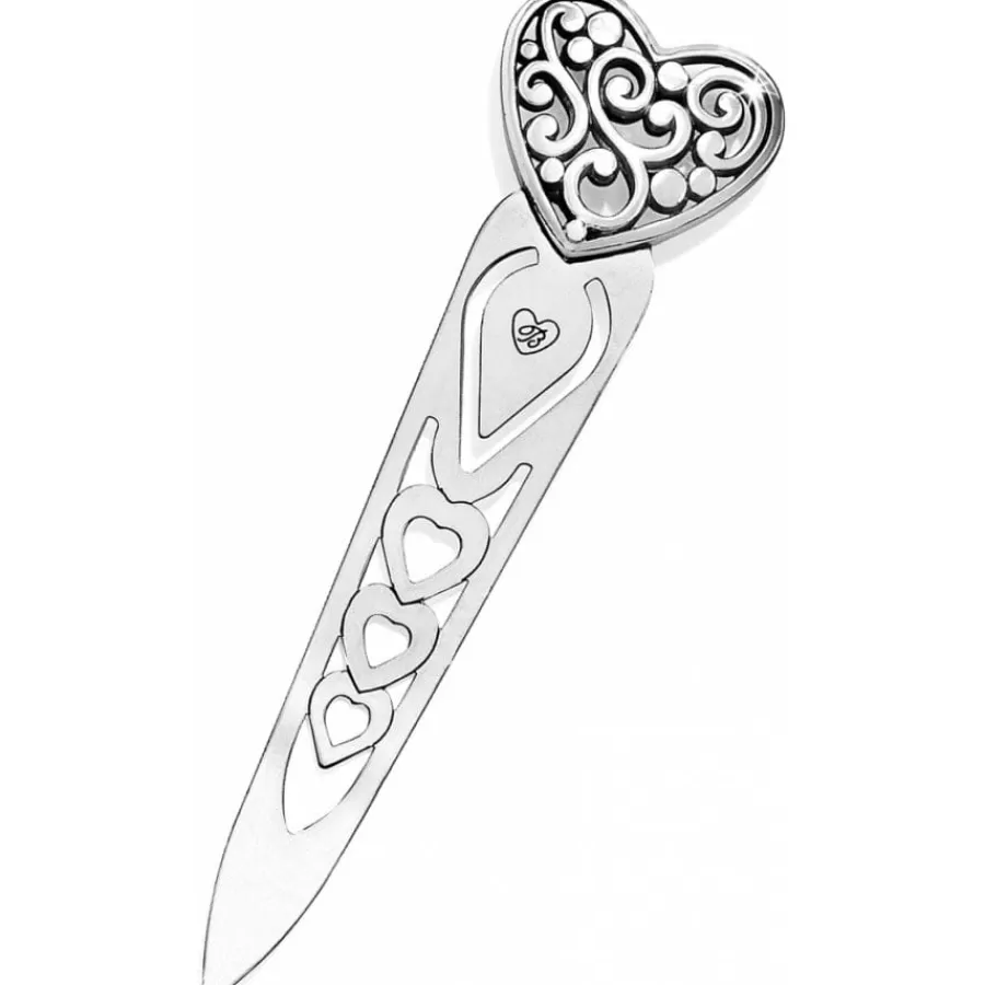 Office & Clocks>Brighton Contempo Heart Bookmark Silver