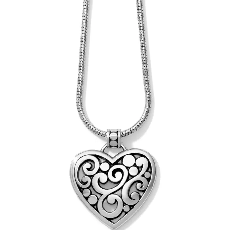 Necklaces>Brighton Contempo Heart Necklace Silver