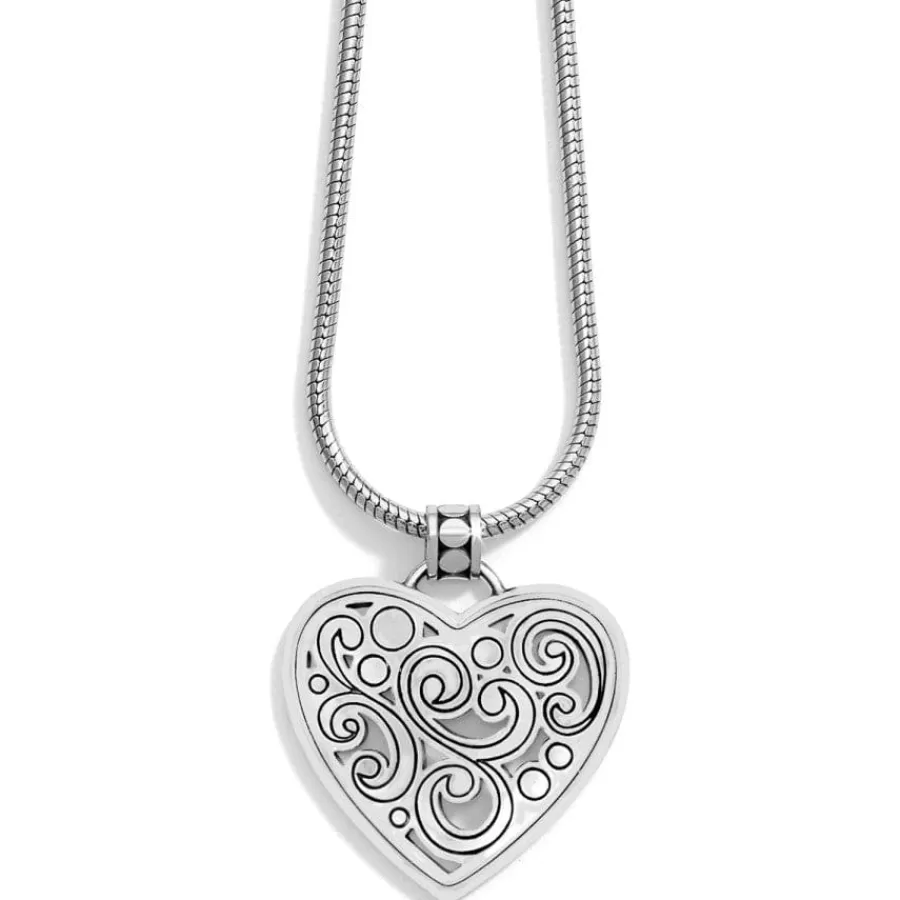 Necklaces>Brighton Contempo Heart Necklace Silver