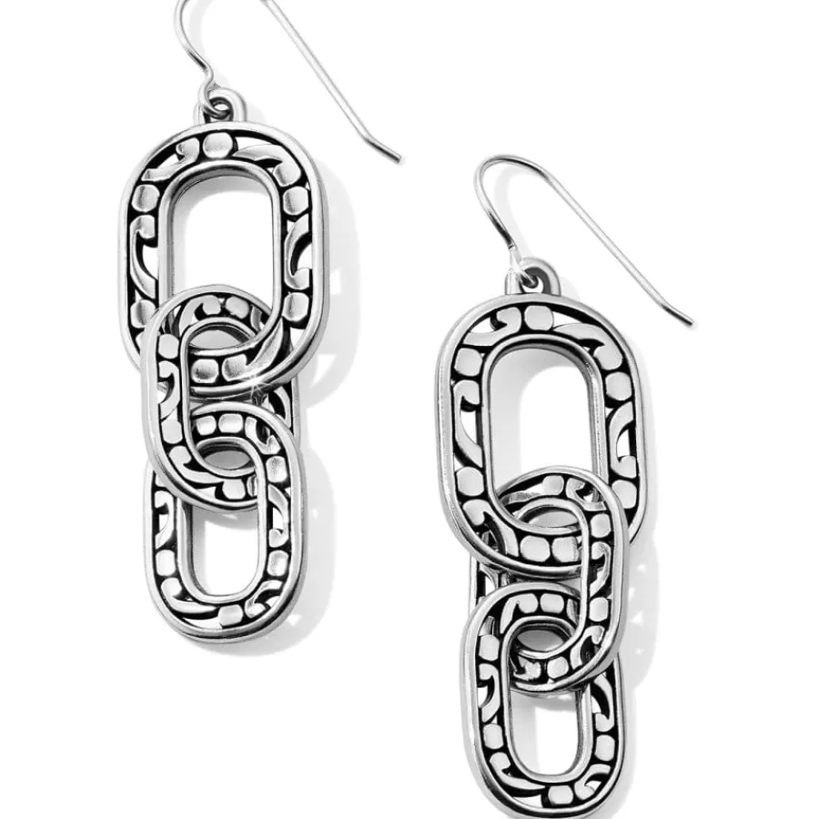 Earrings>Brighton Contempo Linx French Wire Earrings Silver