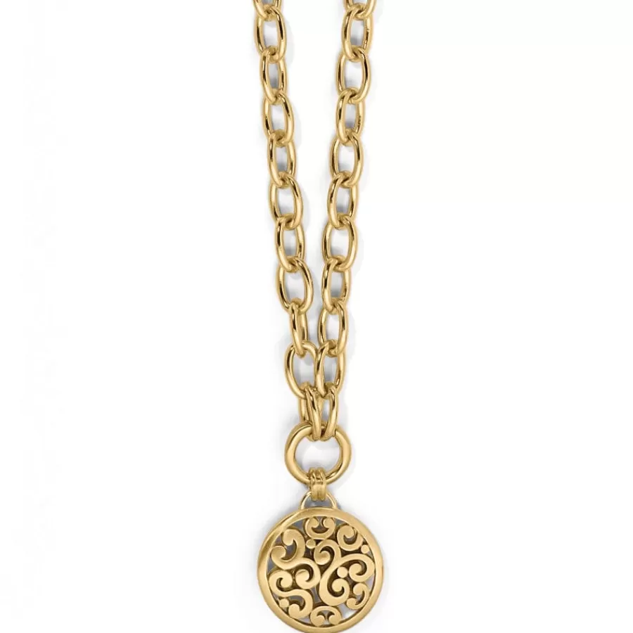 Necklaces>Brighton Contempo Medallion Charm Necklace